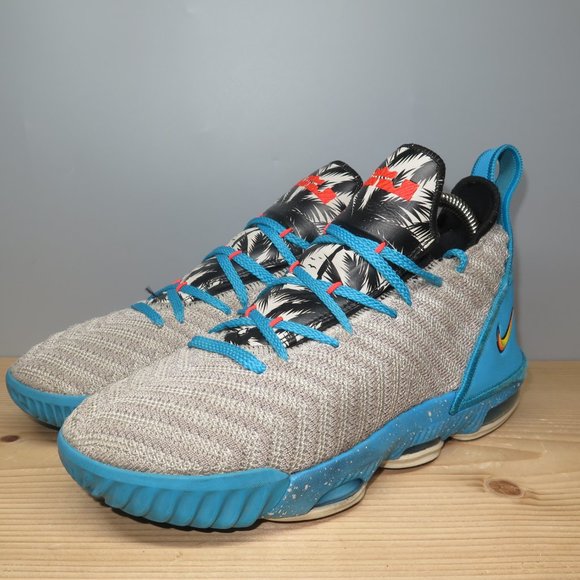 Nike Lebron XVI 16 GS South Beach Size 5.5Y - Picture 4 of 11